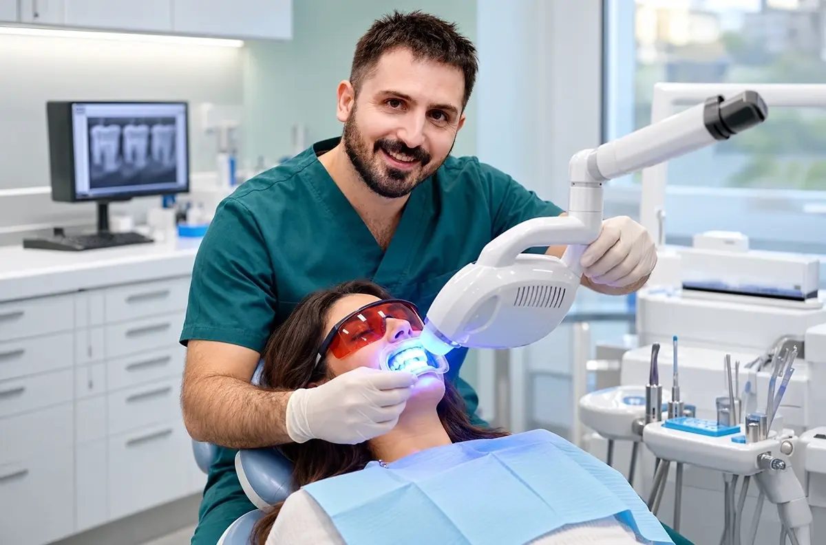 Sbiancamento dentale professionale: quando può essere valutato
